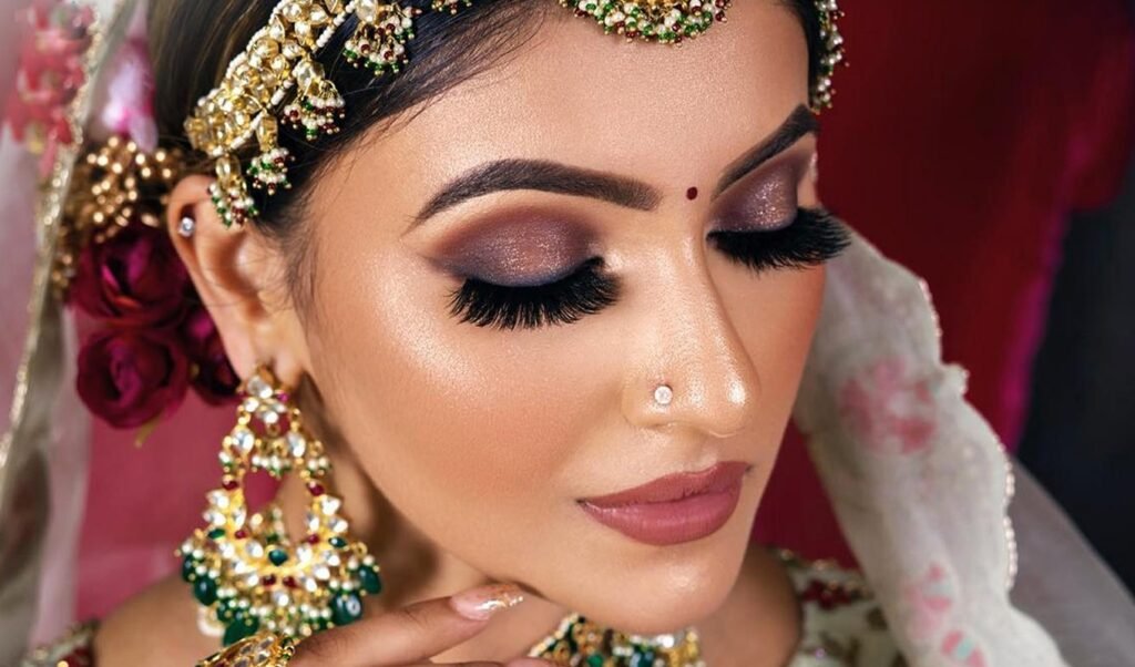 Glowing Bridal Makeup Look