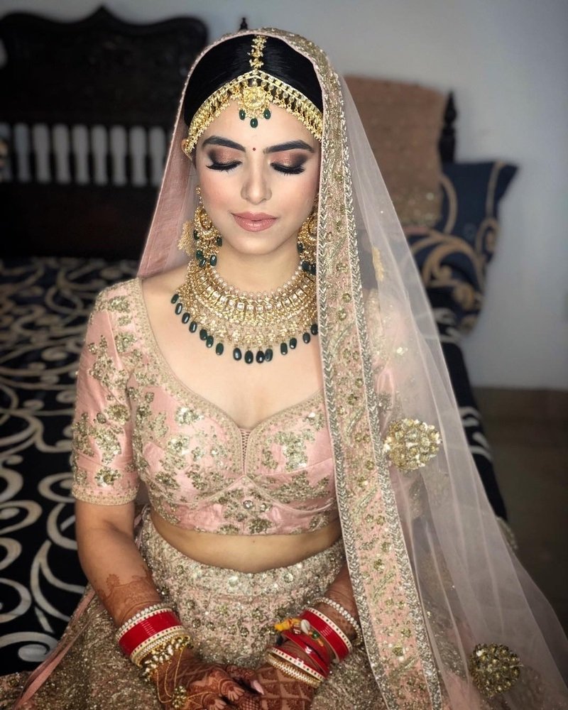 Nude Lips Bridal Makeup Look Nude Lips Bridal Makeup Look
