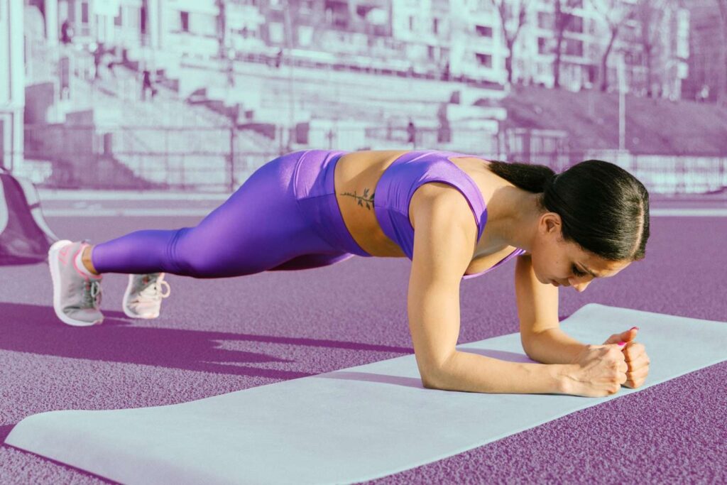 Plank Workout For Butts And Thighs