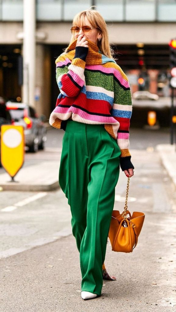 Colourful Outwear Is Trendy Street Style Dresses