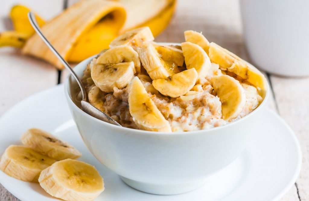 Peanut Butter And Banana Oats Peanut Butter And Banana Oats Vegan Breakfast Ideas
