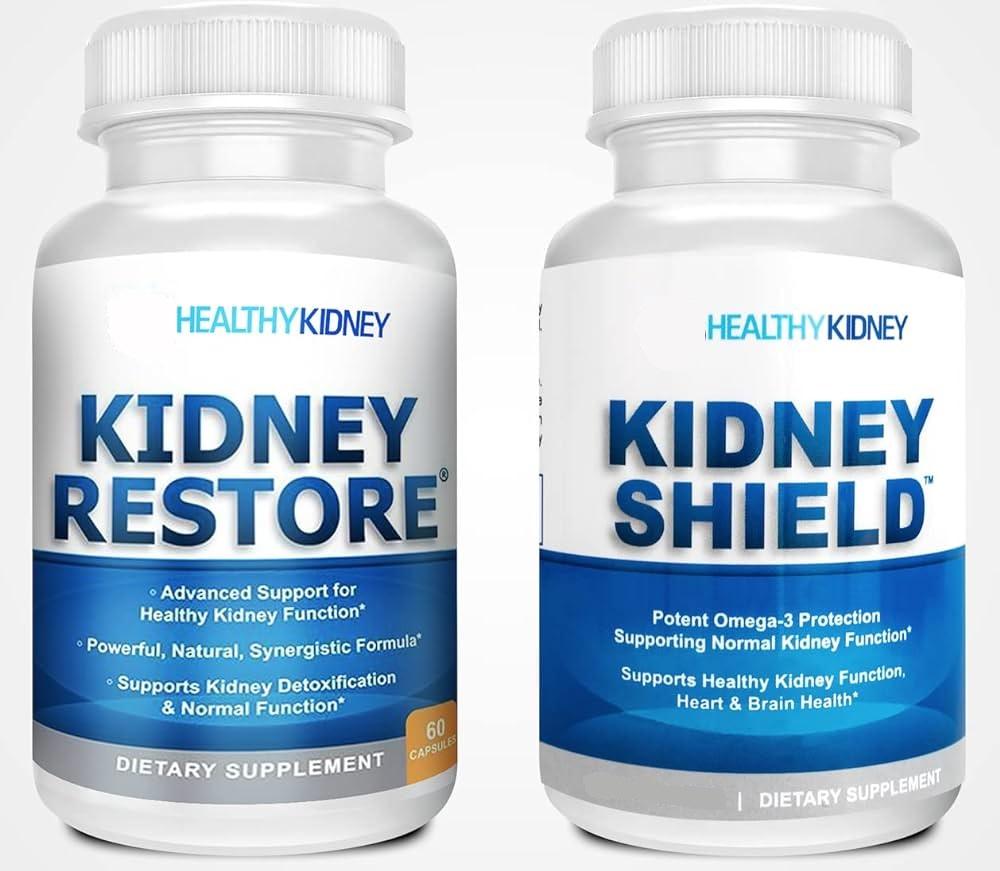 Kidney Restore & Kidney Shield 2-Pack Bundle For Kidney Cleanse
